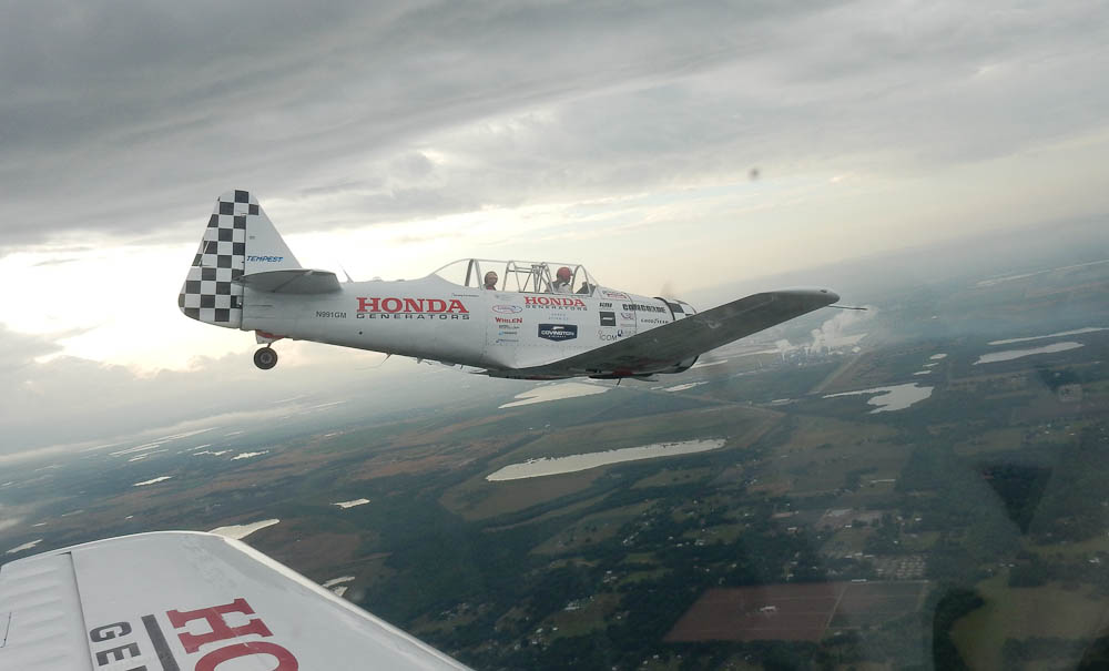 Flug mit dem Aeroshell Team – FlugundZeit