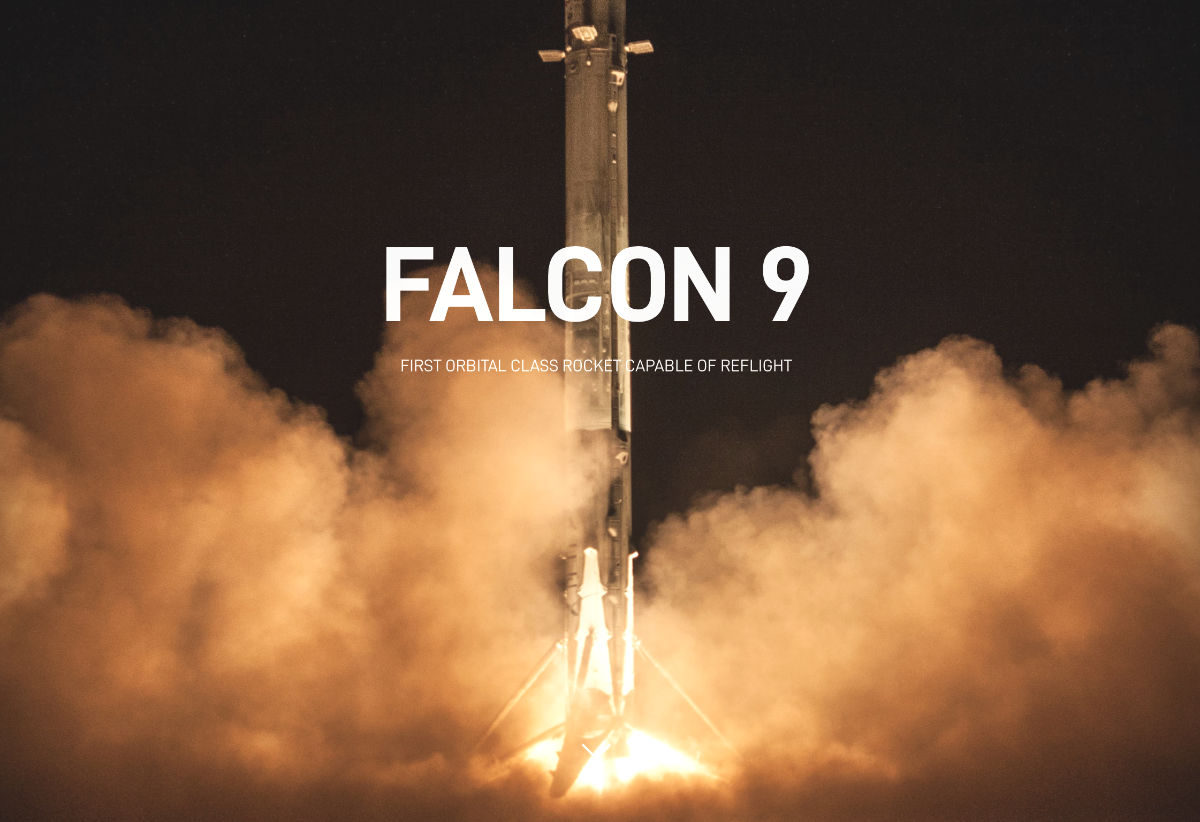 SpaceX Falcon 9 Rakete Fehlstart