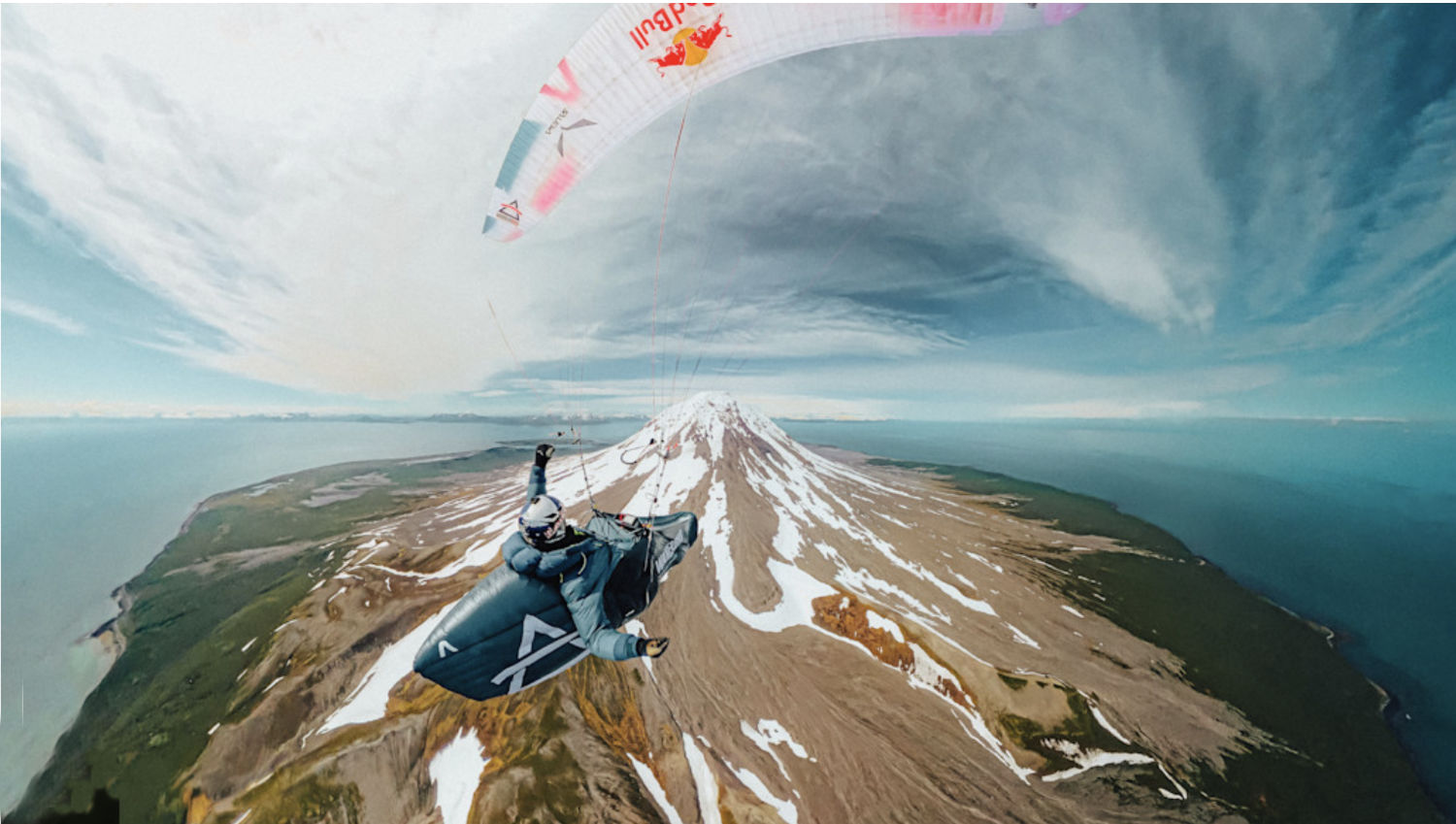 Landen auf dem Feuerspucker