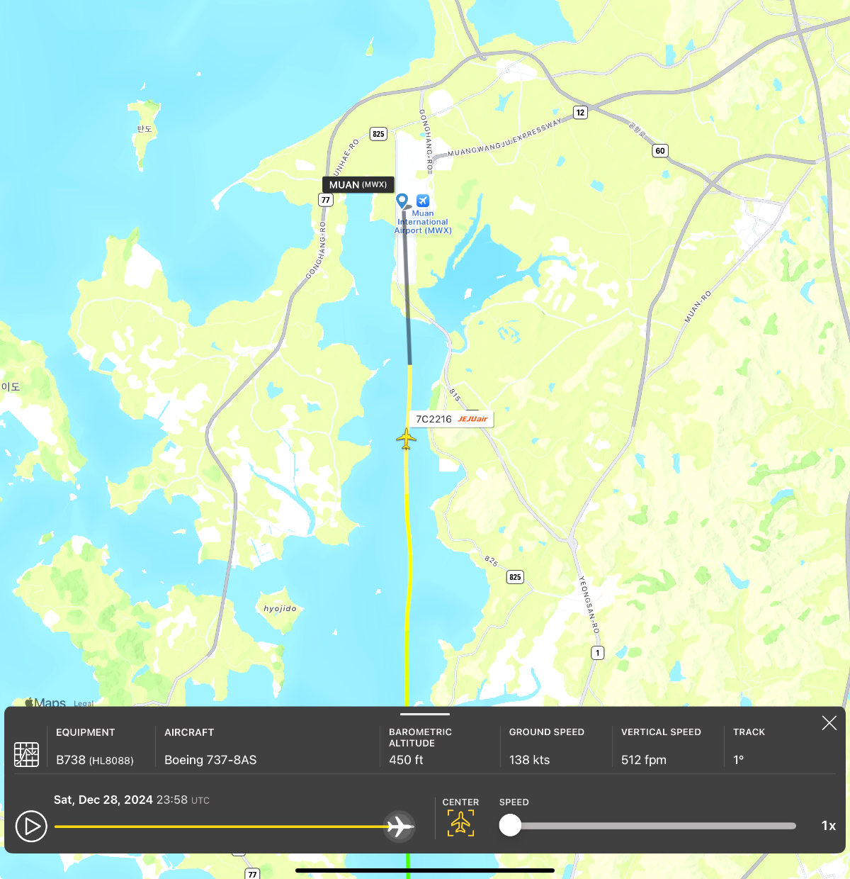 737 geht bei der Landung in Flammen auf