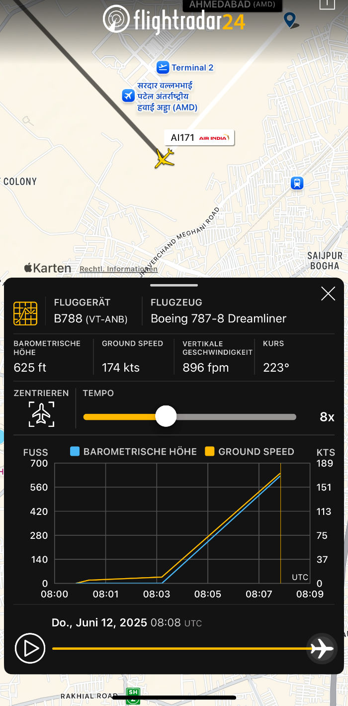 Boeing 787 Air India Absturz