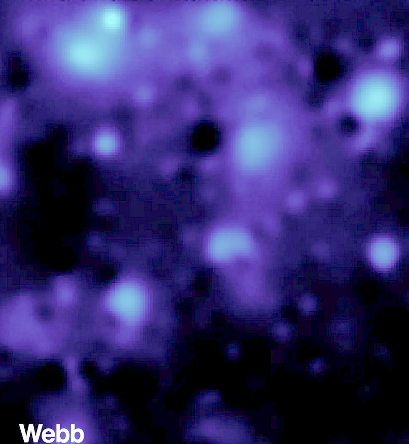 Karte der schwarzen Materie